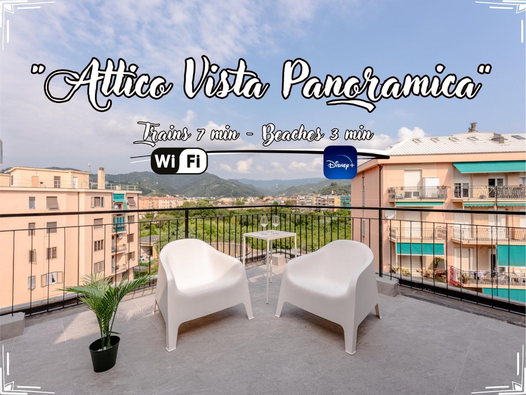 Penthouse Panoramic View - Sea 3Min - Ac - Wifi Lägenhet Albisola Superiore Exteriör bild